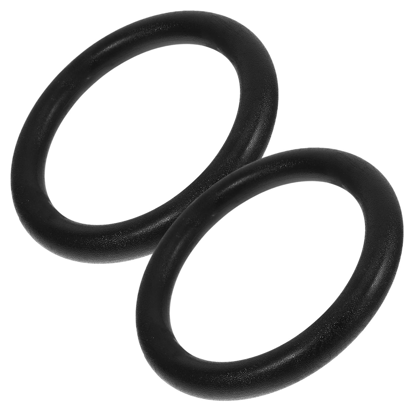 Homoyoyo 2 Anillos de Entrenamiento de Gimnasia de Plástico Abs Negro para Entrenamiento de Fuerza Muscular y Calistenia Accesorios Deportivos para Fitness y Ejercicios Funcionales