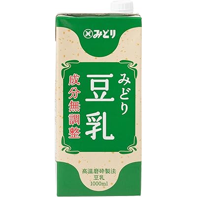 九州乳業 みどり豆乳 成分無調整 1000ml×6本