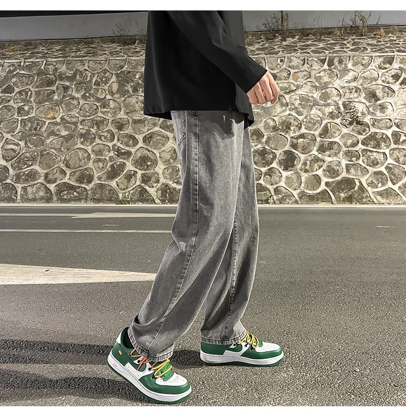 MAEHARRT Y2K Baggy Jeans for Men Y2k Clothing Solid Hip Hop Pants Loose Goth Denim Casual Streetwear2