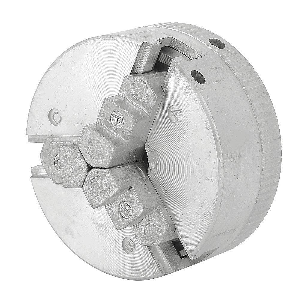 Mini Lathe Chuck, 3 Jaw Wood Lathe Chuck, Chuck-Self Centering Lathe Micro Chuck, Chuck Clamp Accessory for Mini Metal Lathe
