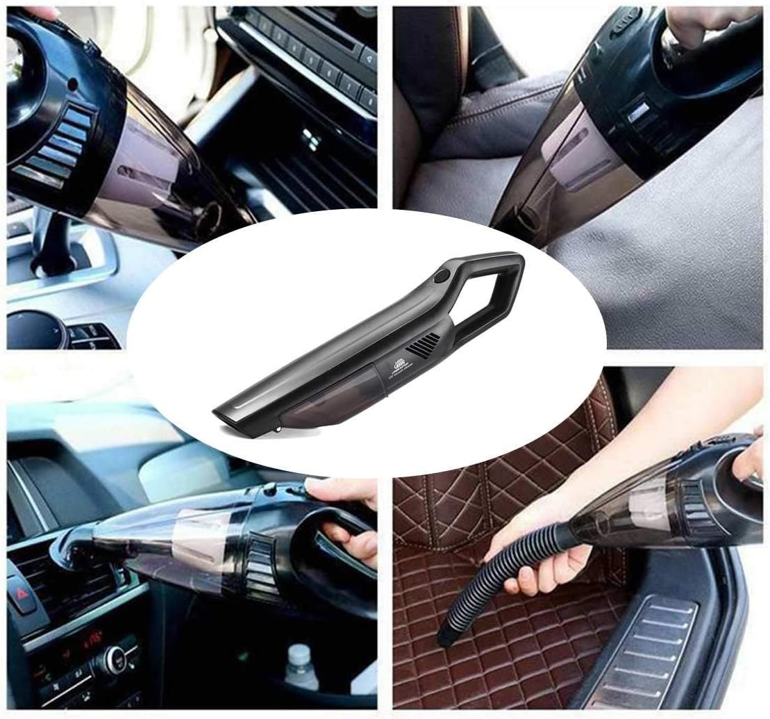 Portable Car Rechargeable Handheld Super Suction Wet and Dry Clean Washing