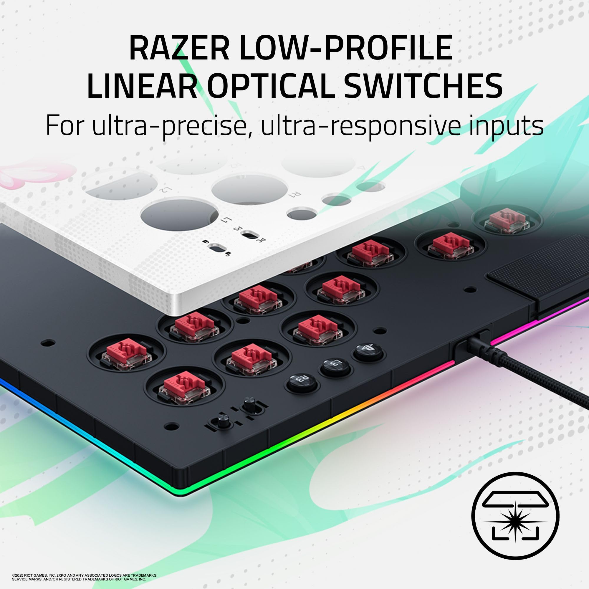 Amazon.com: Razer Kitsune All-Button Arcade Controller: For PS5
