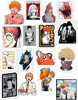 Anime sticker chainsaw power