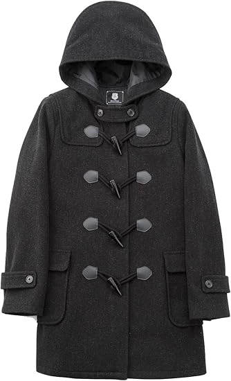 Amazon Co Jp スクールコート ダッフル 女子 制服 コート 通学用コート 学生 レディース ロング 通学 中学生 高校生 冬 ネイビー グレー ブラック カンコー St150 服 ファッション小物