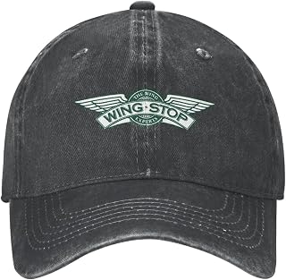 ATOMDEAM Unisex_Wingstop¡¥Restaurants¡¥Logo_ Cowboy Hat Trucker Dad Gift Adjustable Buckle Closure Caps