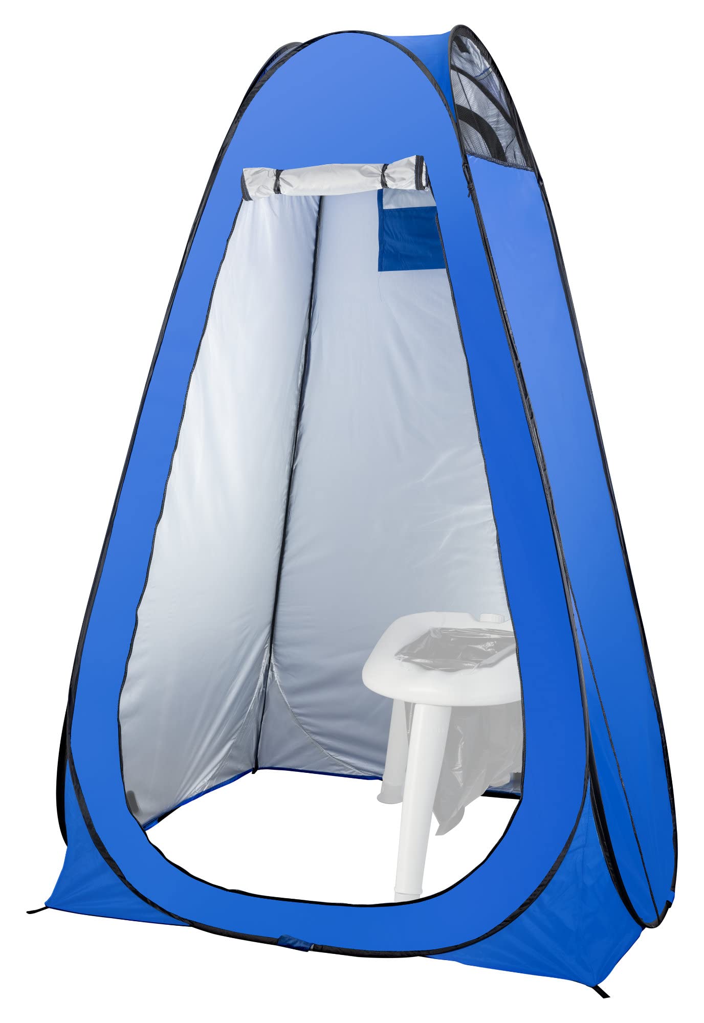 Stagecaptain Quixie-2842 Set Toilette Privacy, In plastica robusta | Toilette da esterno smontabile, Per festival, campeggio, vacanze, attività outdoor, come sedia da doccia e altre emergenze