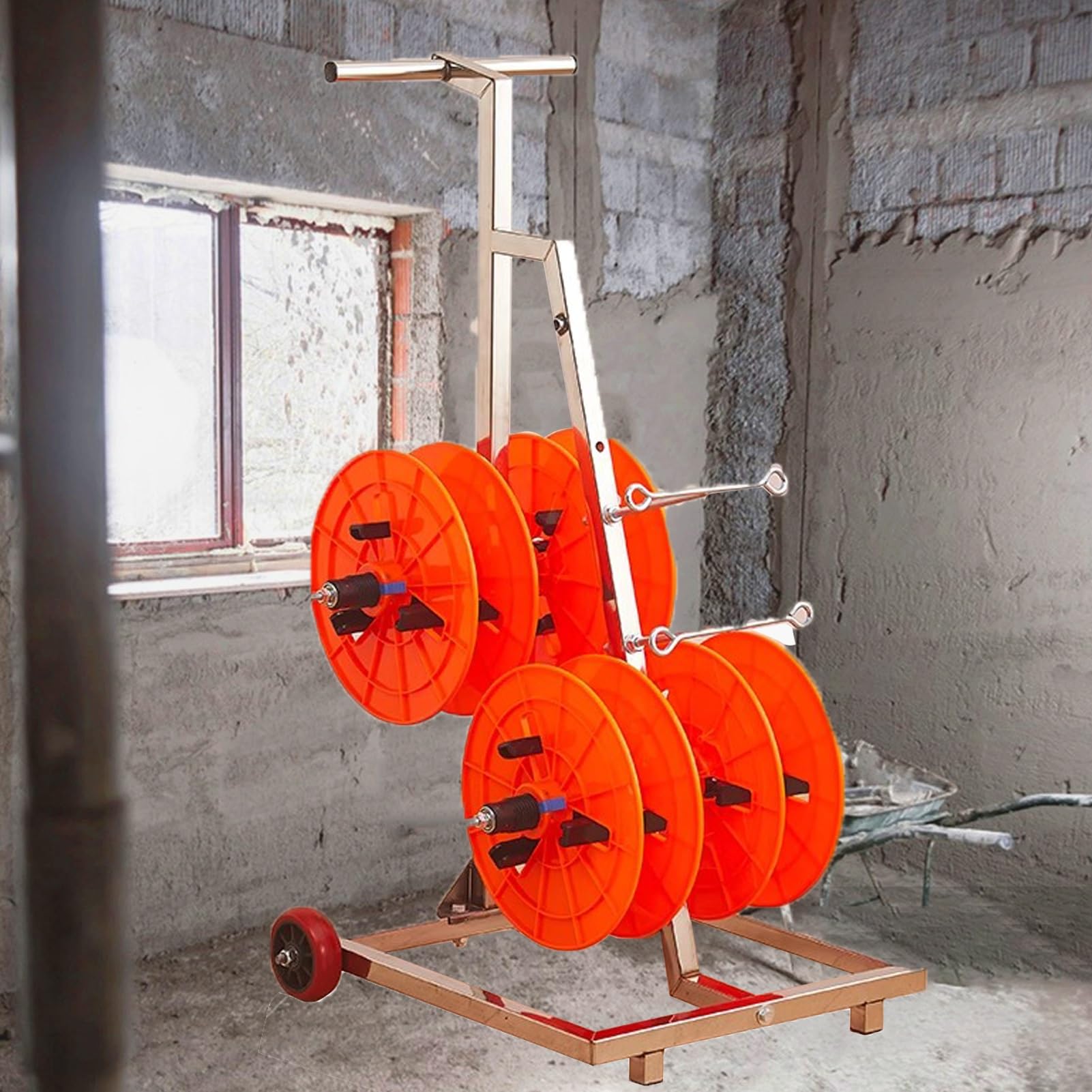 Soportes para cables con asas y ruedas de alta resistencia estructural