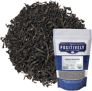 Organic Positively Tea Company, French Breakfast Black Tea, Loose Leaf, 4 Ounce