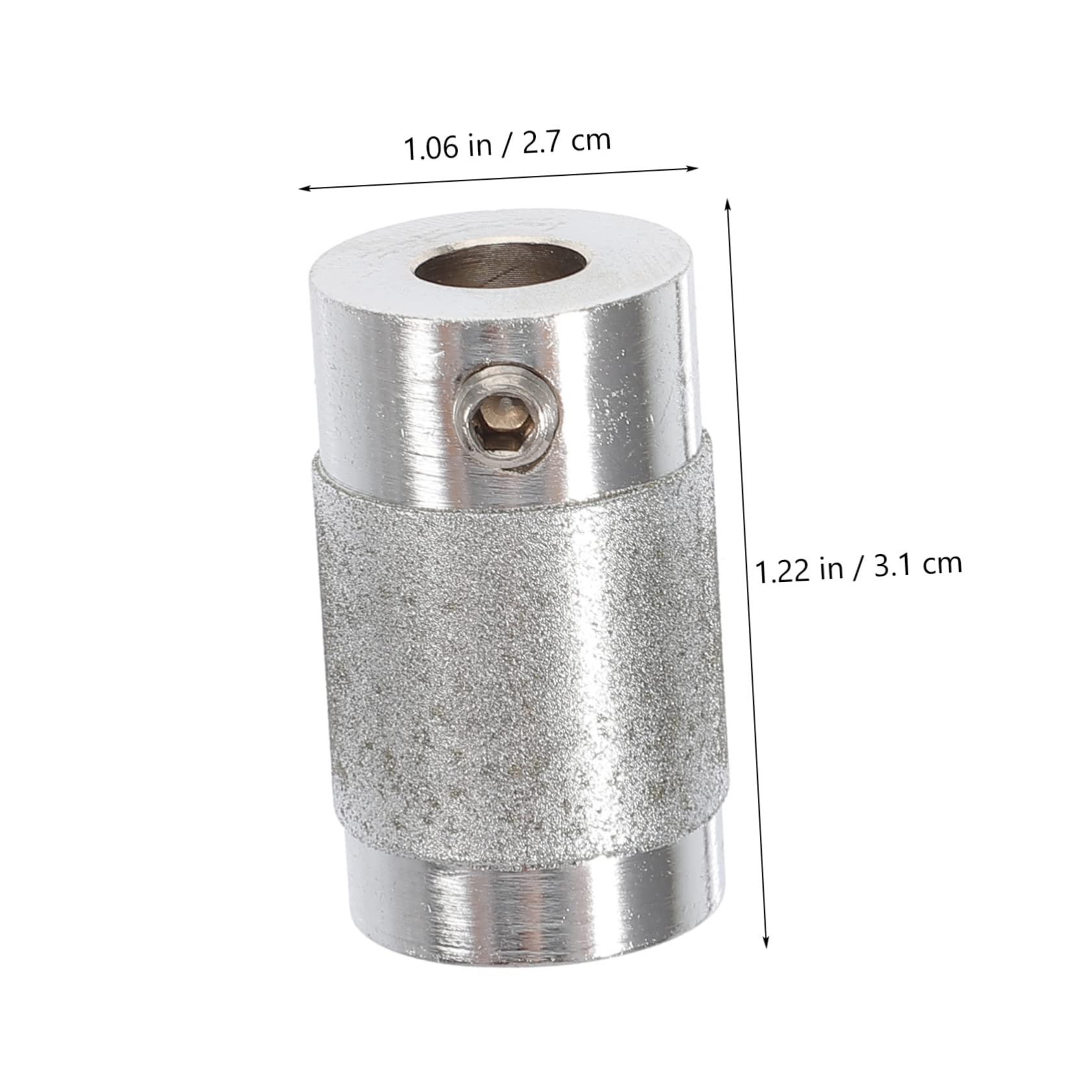 Gadpiparty 4 Pezzi Smerigliatrice di Cacciavite Elettrico Smerigliatrice Angolare Applicatore Lucidante per Pneumatici Cilindro Dell'auto Angolo con Nastro di Alluminio Corindone