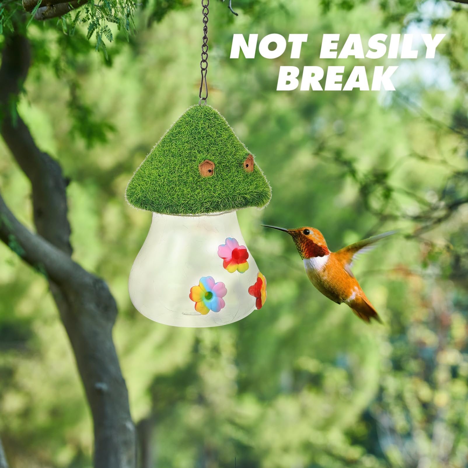 YARNOW 3 Piezas comedero de colibrí Bird Feeder bebederos de pajaros comederos Colgantes para pájaros Foso de Hormigas alimentador comederos para pájaros delicados para Exteriores páginas