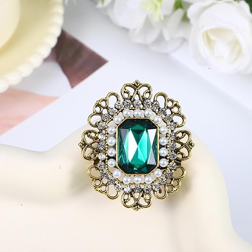 Miniatura 7 de Broche de diamantes de imitación antiguos para mujer, broches victorianos, estilo victoriano, estilo bohemio, estilo victoriano, broches de solapa