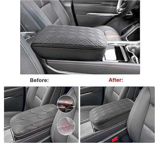 Vista 36 de SXCY Funda para reposabrazos Chevy Blazer 2019-2024 para Chevrolet Blazer 2024, accesorios 2019-2022 2023 2024, funda de consola central Blazer 2024