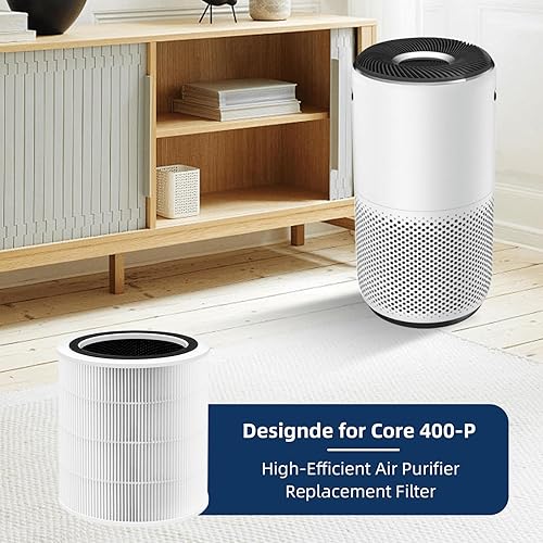Miniatura 4 de Filtro de repuesto Core 400S para LEVOIT Core 400S y Core400S-PCore 400S-rf Smart WiFi purificador de aire, prefiltro de carbón activado HEPA 3 en