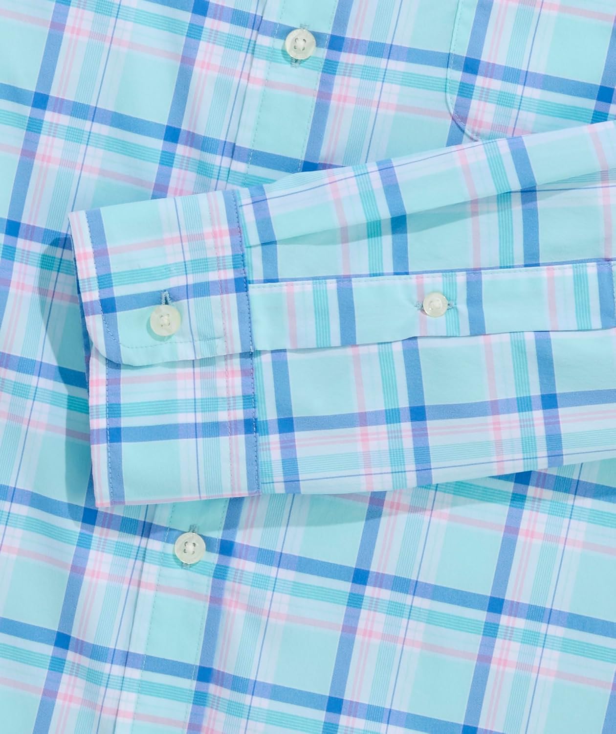 Vineyard Vines Men's Coconut Key Plaid Featherweight Performance Shirt