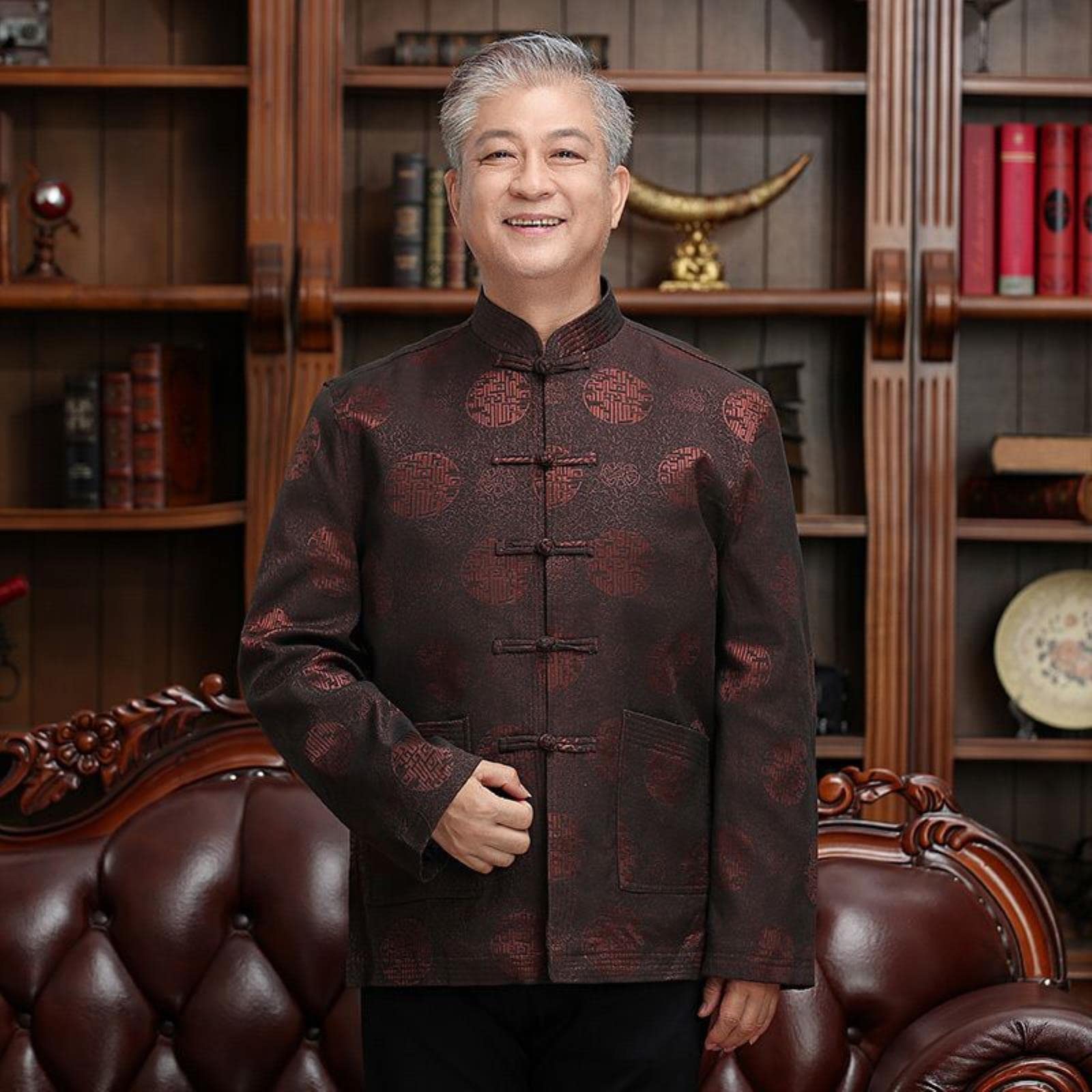 Tang Suit Traditional Chinese Clothing for Men Full Sleeve New