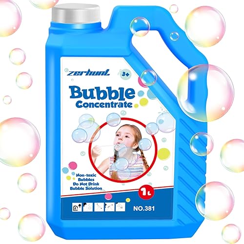 Miniatura 3 de Máquina de burbujas automática para niños más de 20000 burbujas por minuto para hacer burbujas para niños pequeños  Solución de burbujas Zerhunt