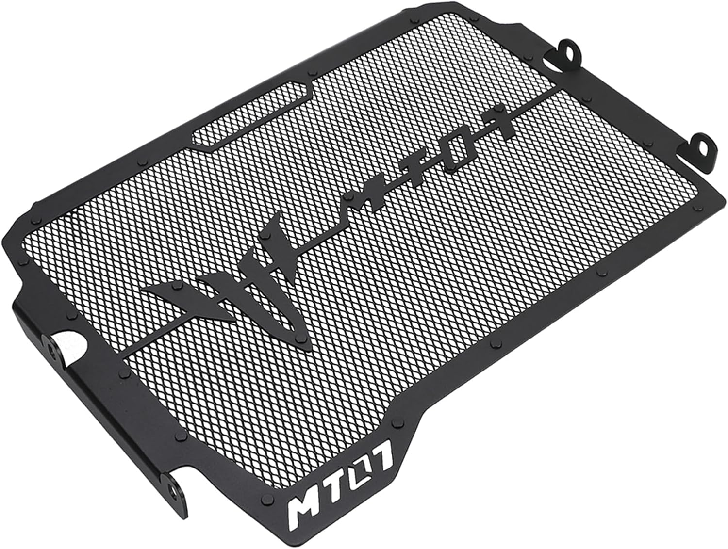 YUANQIAN Motorcycle Radiator Grille Guard Cover Compatible With MT-07 MT07 MT 07 2019 2020 2021 2022 2023 2024-Black