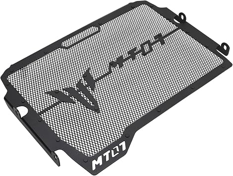 MT07 2018-2024 Motorcycle Radiator Grille Guard Cover | Motorcycle Radiator Grill Protection Compatible With MT-07 MT 07 2018-2024 FZ-07 FZ 07 FZ07 2018-2020 Black