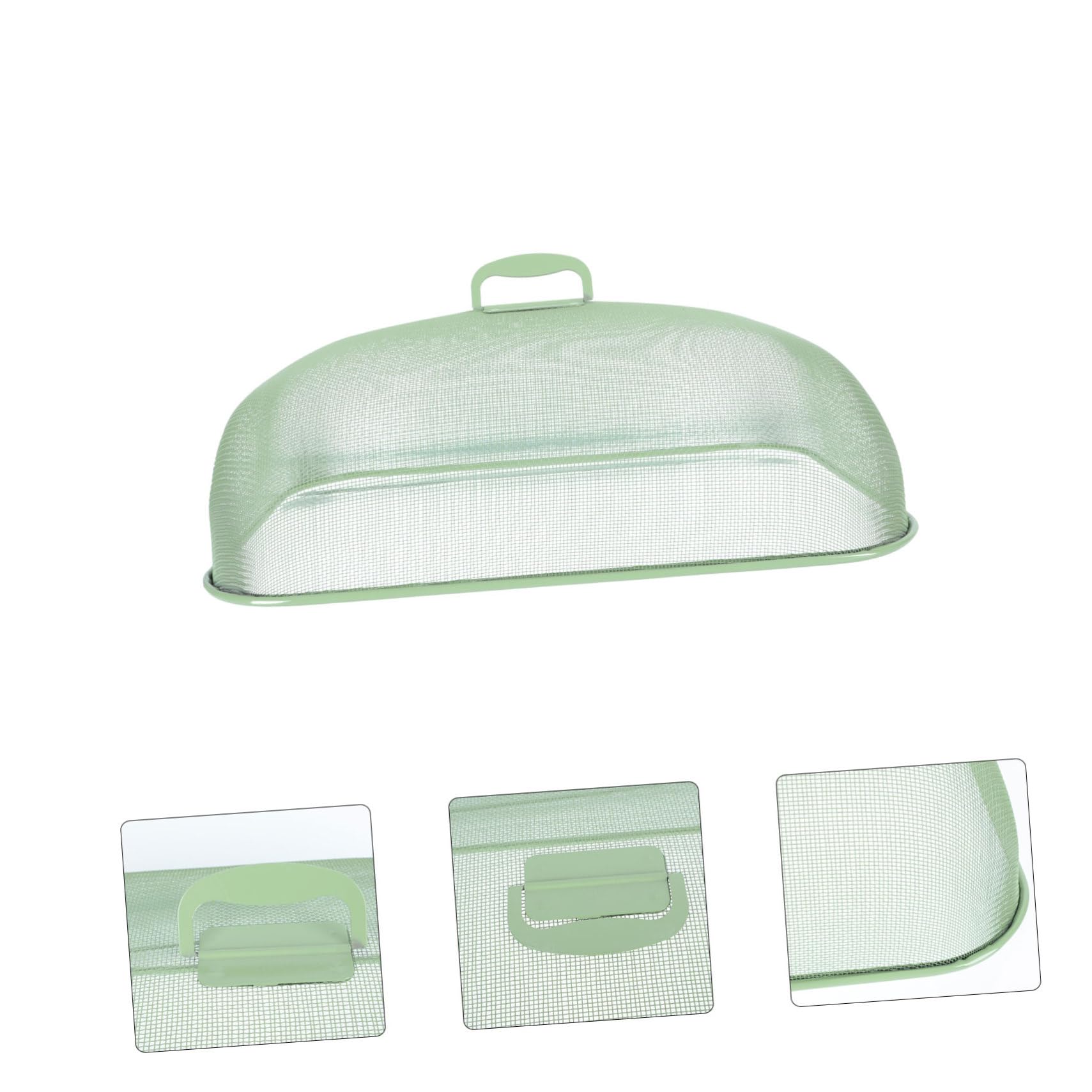 Couverture Alimentaire Créative en Fer Vert, Protection et Conservation