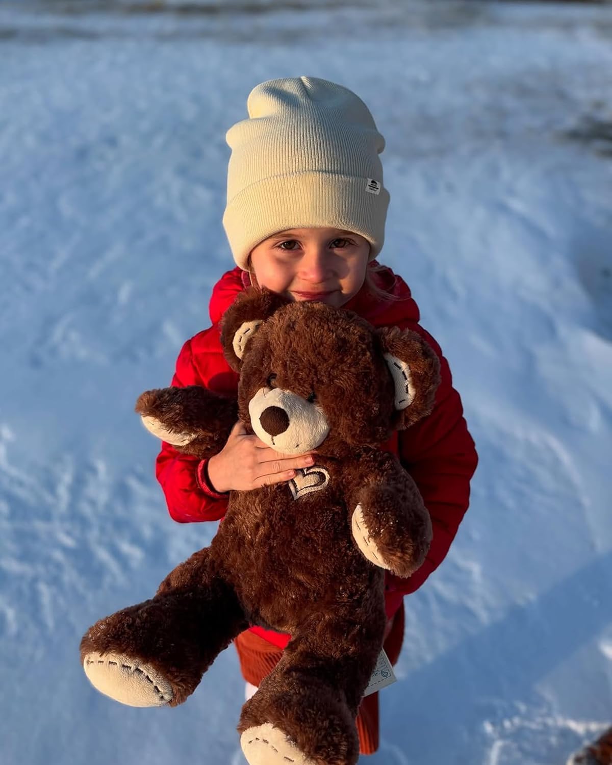 FURTALK Baby Beanie Knit Winter Hats 3 Pack for Infant Toddler Kids Skull Caps - Image 4