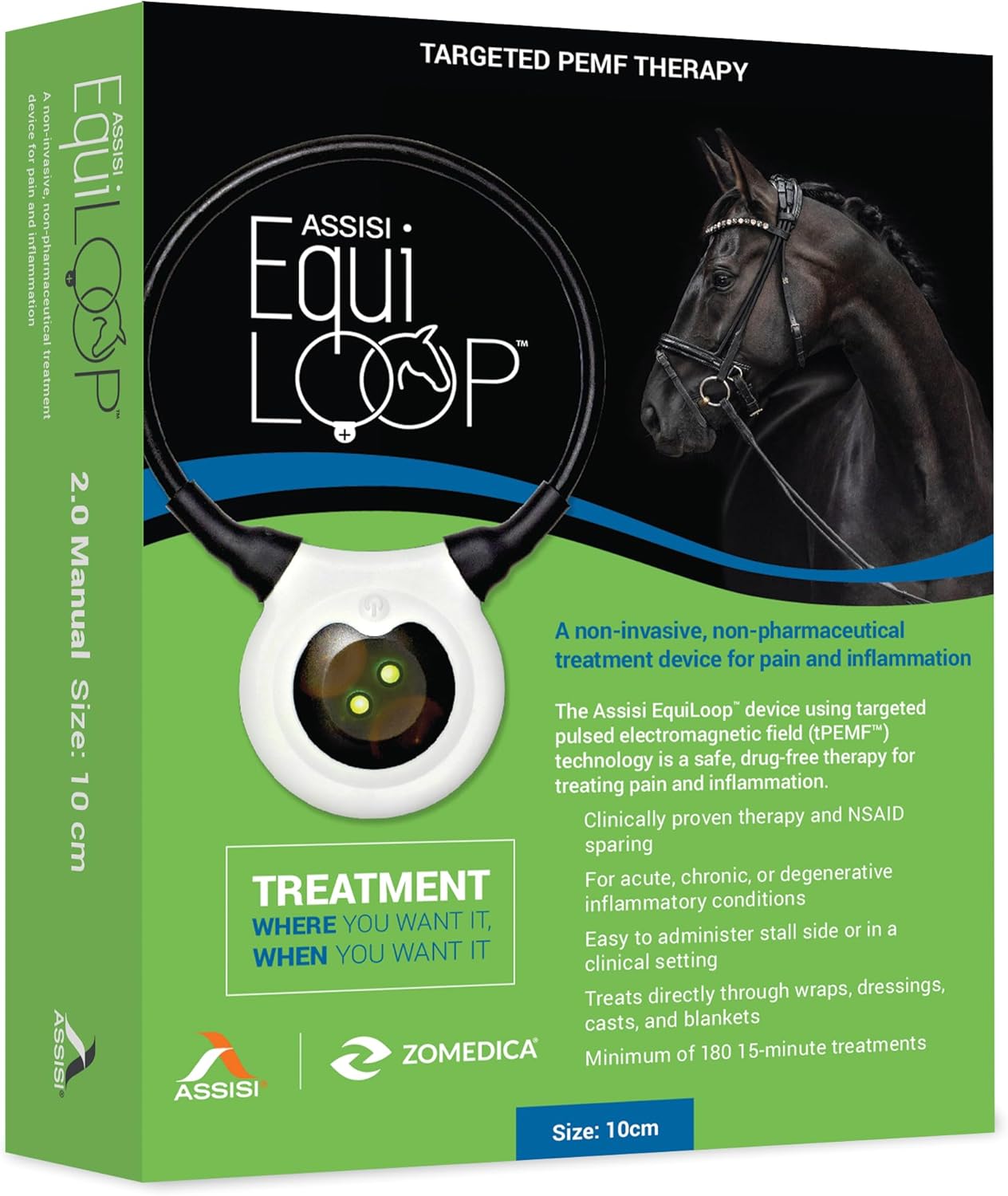 Assisi EquiLOOP 2.0 tPEMF Device for Horses (20 cm)