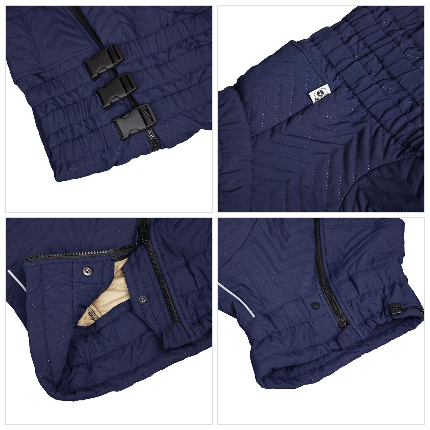 Warm Dog Coat Double Layers Dog Vest - Image 4