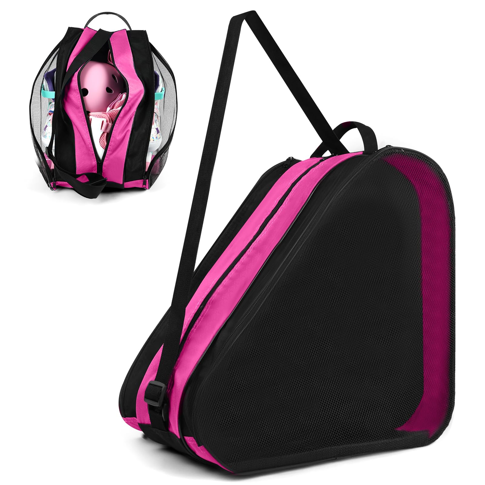 Flintronic Borsa Pattini Traspirante con Tracolla Regolabile per Scarpe Skate e Pattini in Linea
