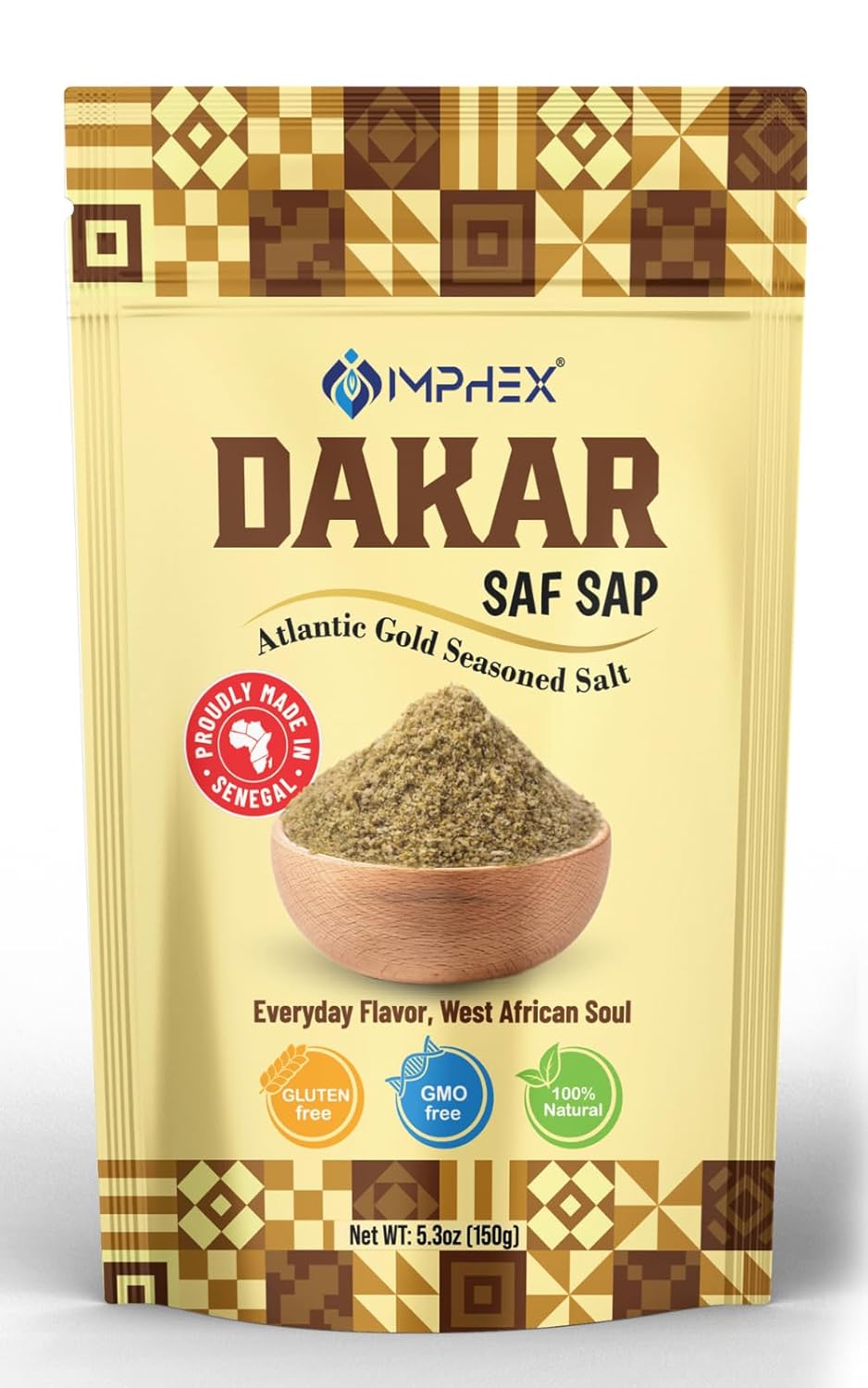 Imphex Dakar Saf Sap Sal Sazonada Senegalesa Atlántico 150g