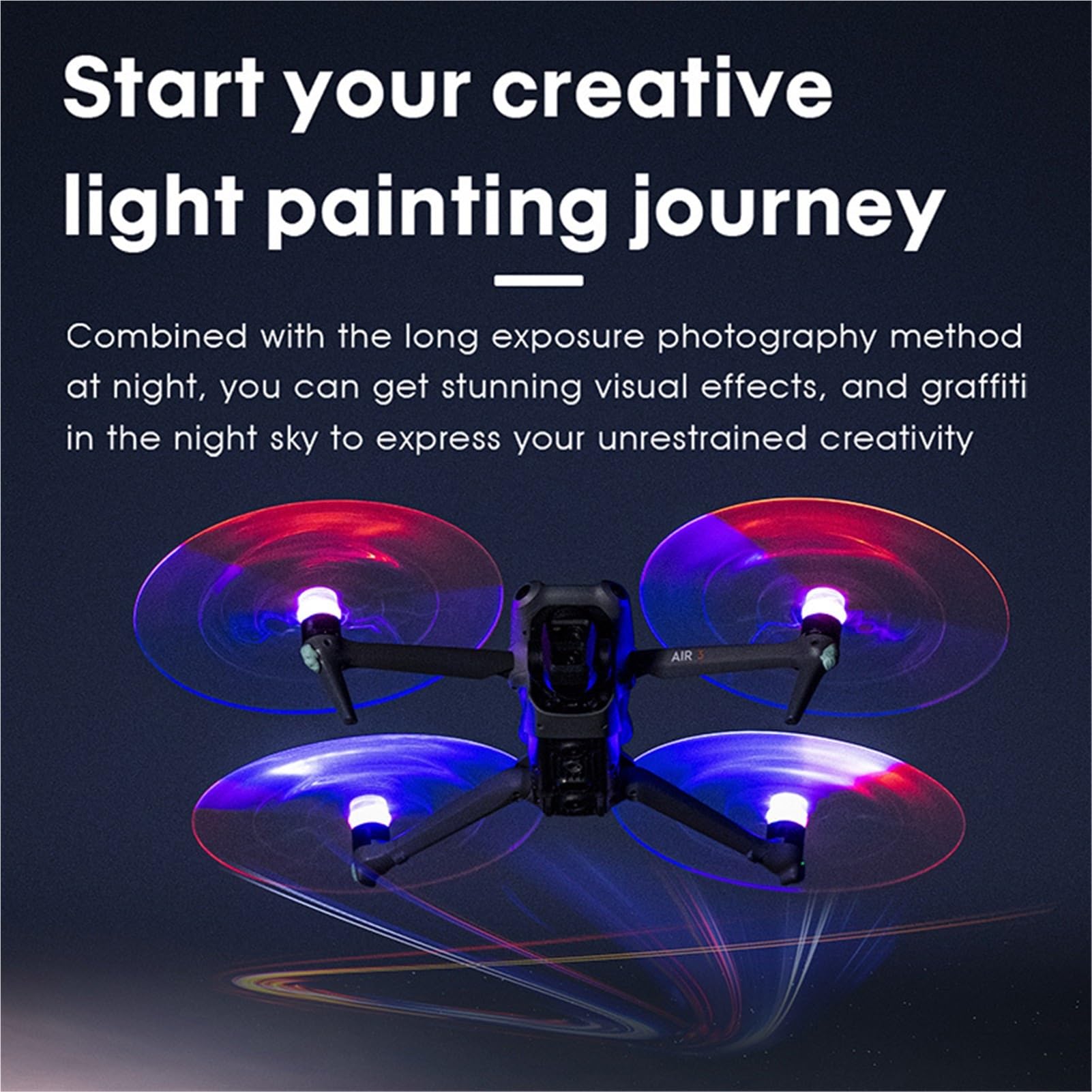 Compatibile con il set di eliche LED Air 3/3S da 2 paia