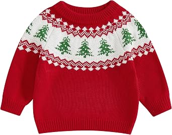 Toddler Boy Girl Halloween Outfit Pumpkin Oversized Knit Sweater