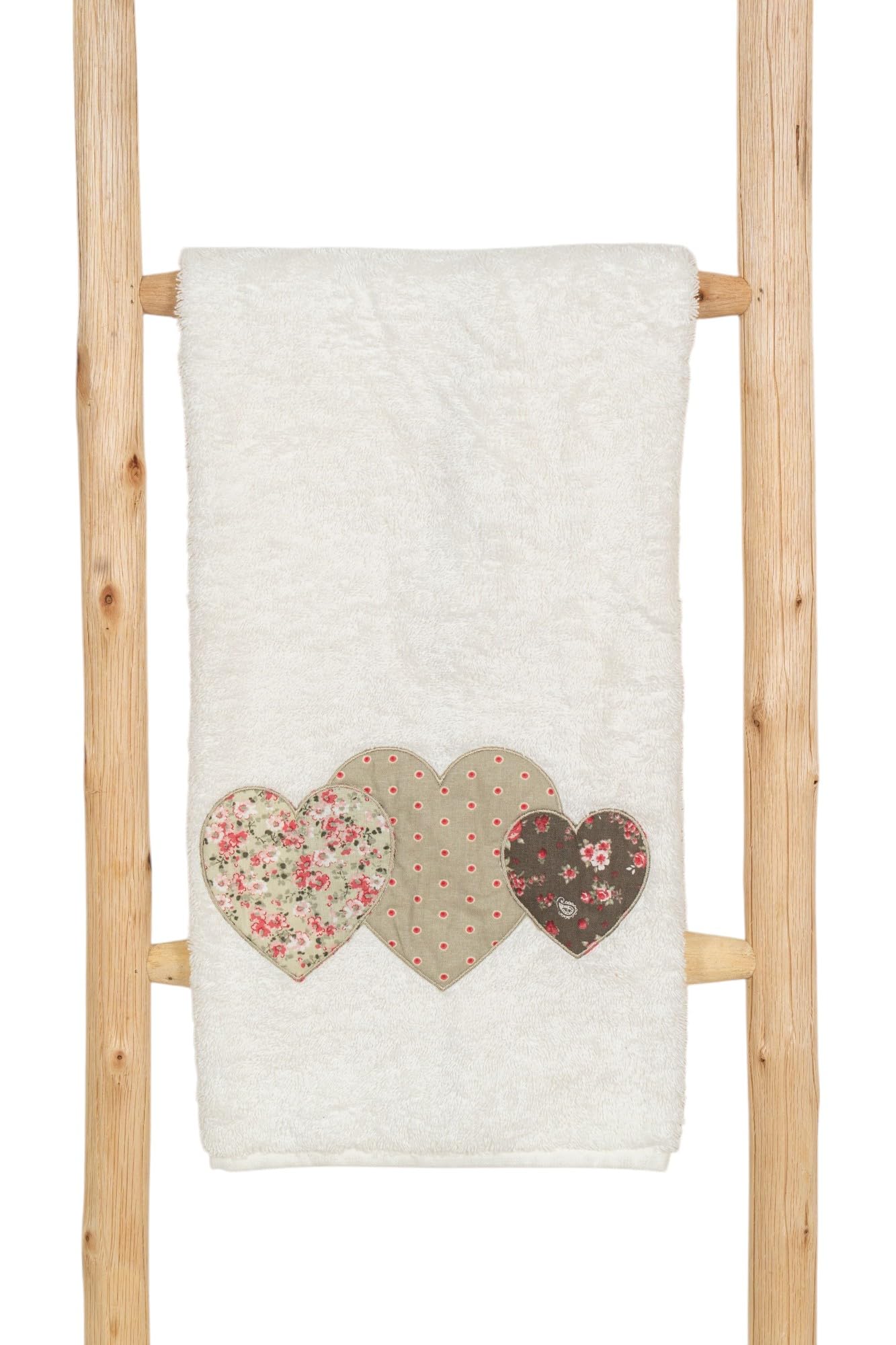 Biscottini Scaletta porta asciugamani bagno 168x36x3 - Scala Decorativa in Legno - Scaletta legno appendi asciugamani - Scala portasciugamani - Scaletta portasciugamani da parete Metallo, Bambu