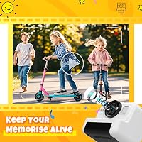 HiMont Gyermek Instant Fényképezőgép 1080P - 32GB Kártyával és 3 Tekercs Nyomtatópapírral, Játék Kamera 3-12 Éves Fiúknak és Lányoknak 4