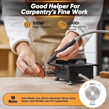Mini Multi-Functional Table Saw,Mini Table Saws for Crafts,Portable Mini Desktop Electric Saw for Wood Cutting, Skil Table Saw for Plastic Acrylic Cutting Portable Table Saw (Lifting Tye C)