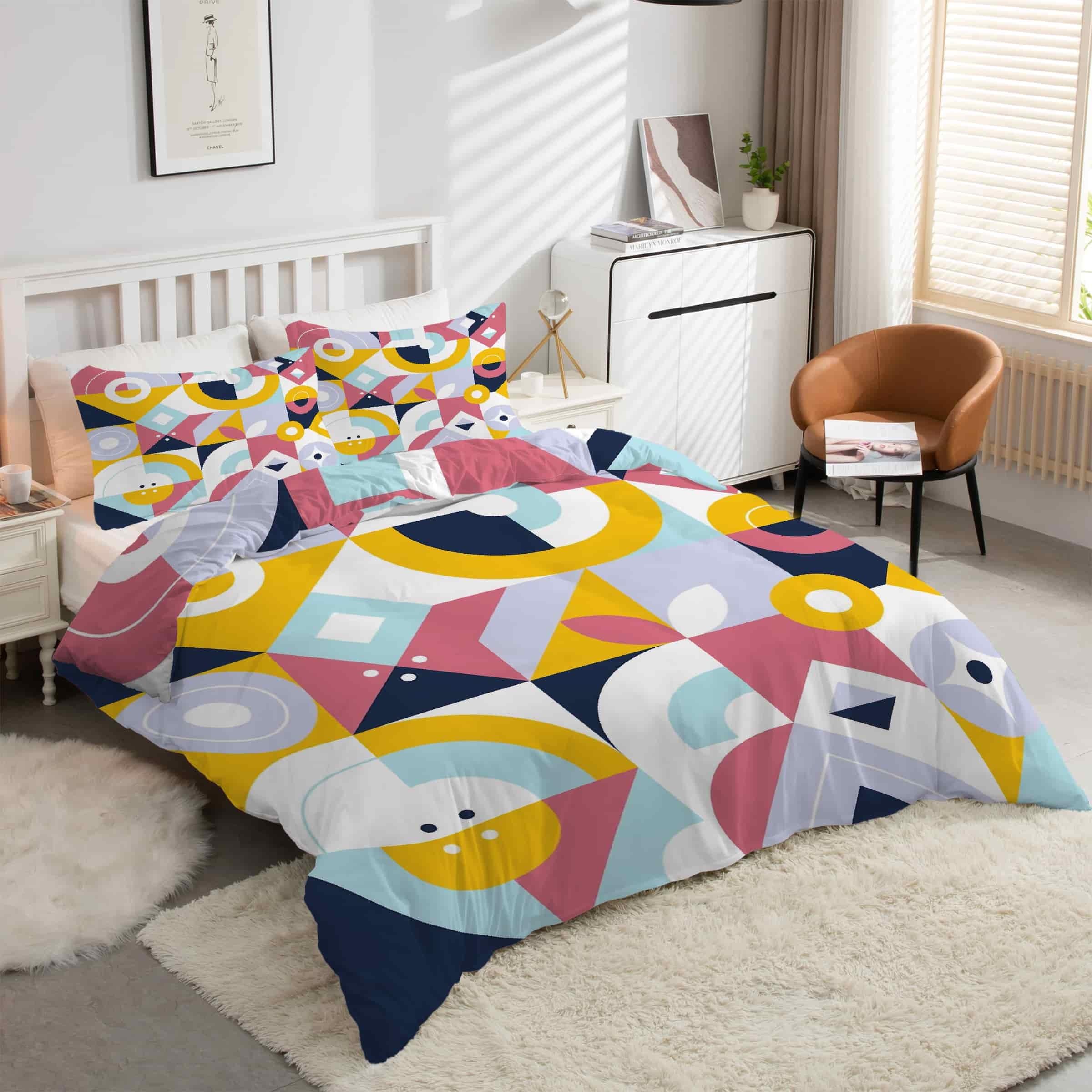Parure de lit 90x190 housse de couette microfibre et ensemble de literie kK278