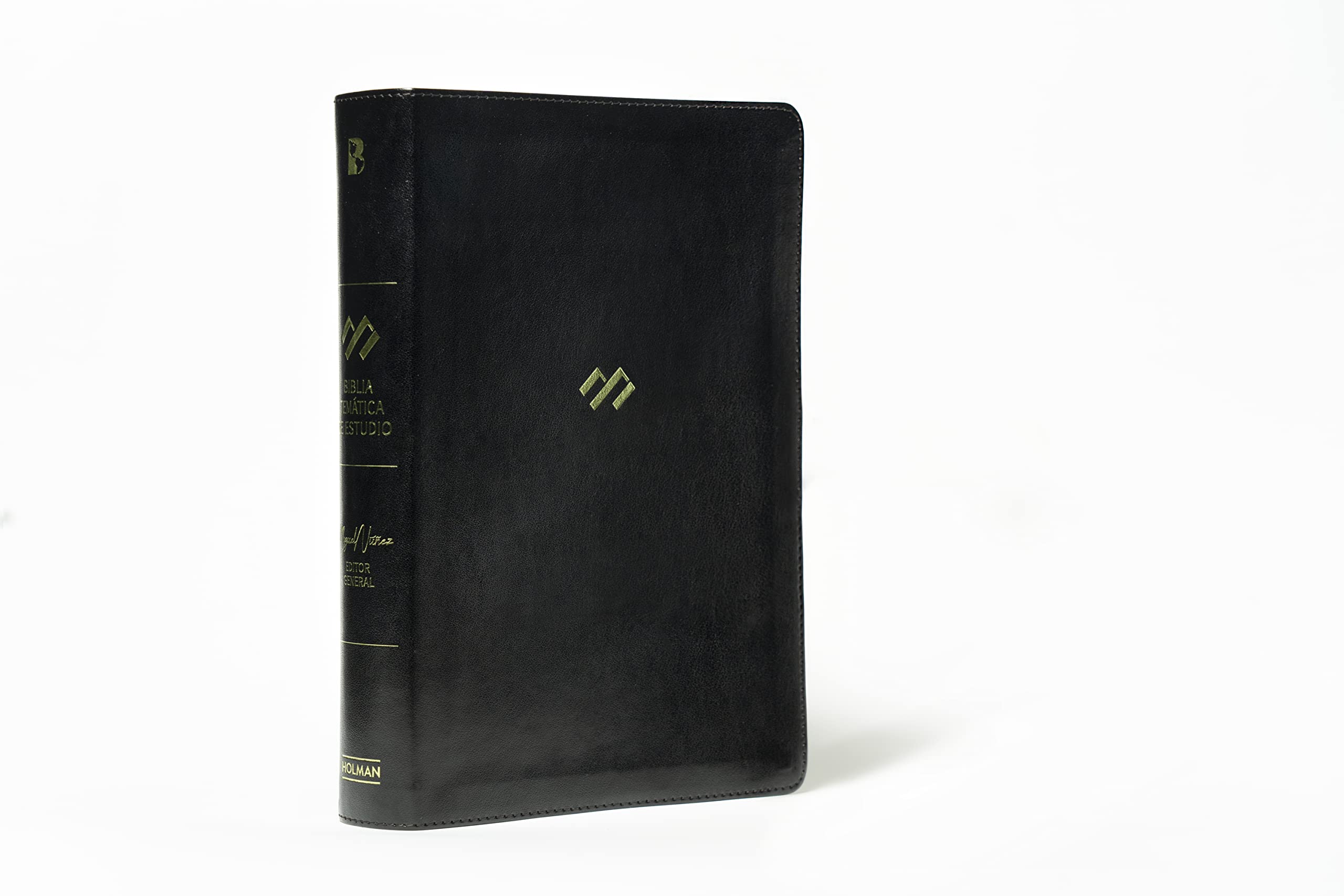 RVR 1960 Biblia temática de estudio, negro piel genuina: RVR 1960 Biblia temática de estudio, negro piel genuina/ Thematic Study Bible black genuine leather