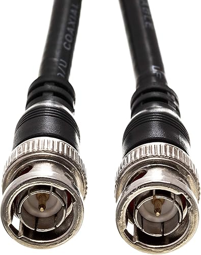 Miniatura 4 de Hosa BNC-59-115 75-ohm Coaxial, BNC a BNC, 15 pies