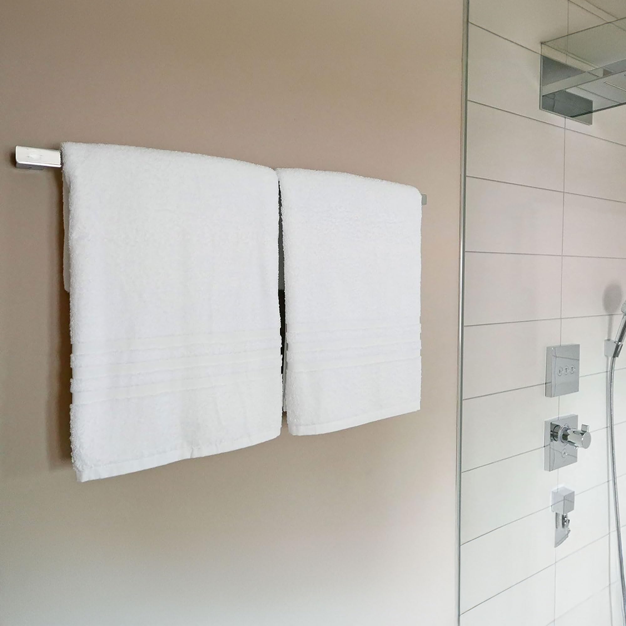 6846 - Juego de 6 toallas de baño de rizo Hotellerie de algodón, 55 x 105 cm