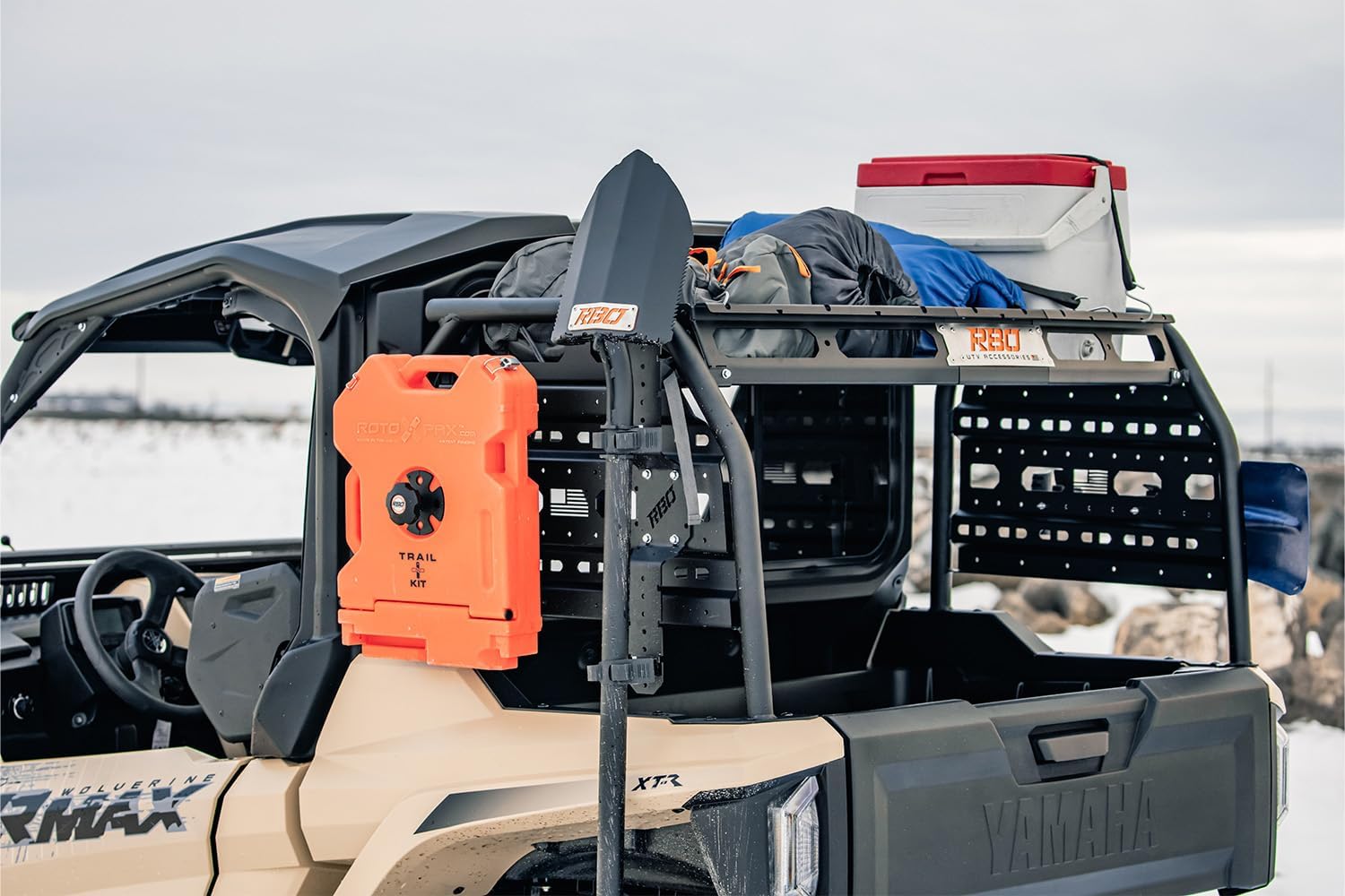 Razorback Offroad Sherpa Cargo Rack | Compatible with Yamaha Wolverine RMAX | UTV Rear Storage Rack (2020-2024)
