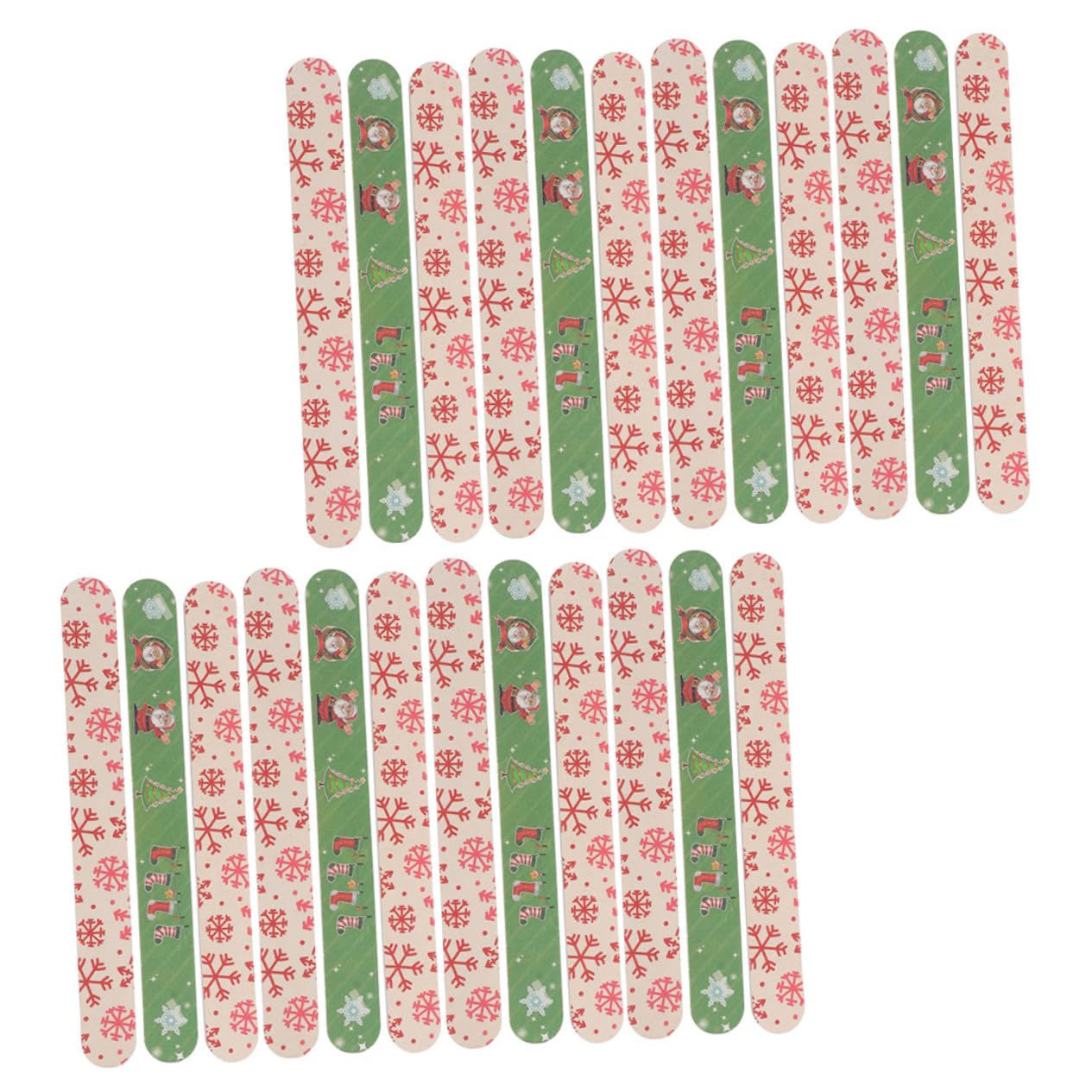 minkissy 120stücke Weihnachtsmotiv Nagelfeilen Eva Nagelfeilen Für Maniküre Und Pediküre Handheld Nagelpflegewerkzeuge Mit Kreativen Designs Für Natürliche Und Künstliche Nägel