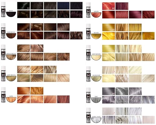 Miniatura 2 de H3 - Microfibras de cabello para cabello fino, 100 % indetectable y natural, fórmula patentada de Estados Unidos (negro)