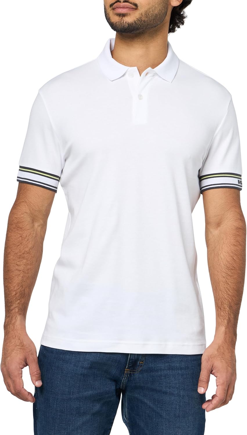 BOSS Men's Interlock Cotton Polo Shirt
