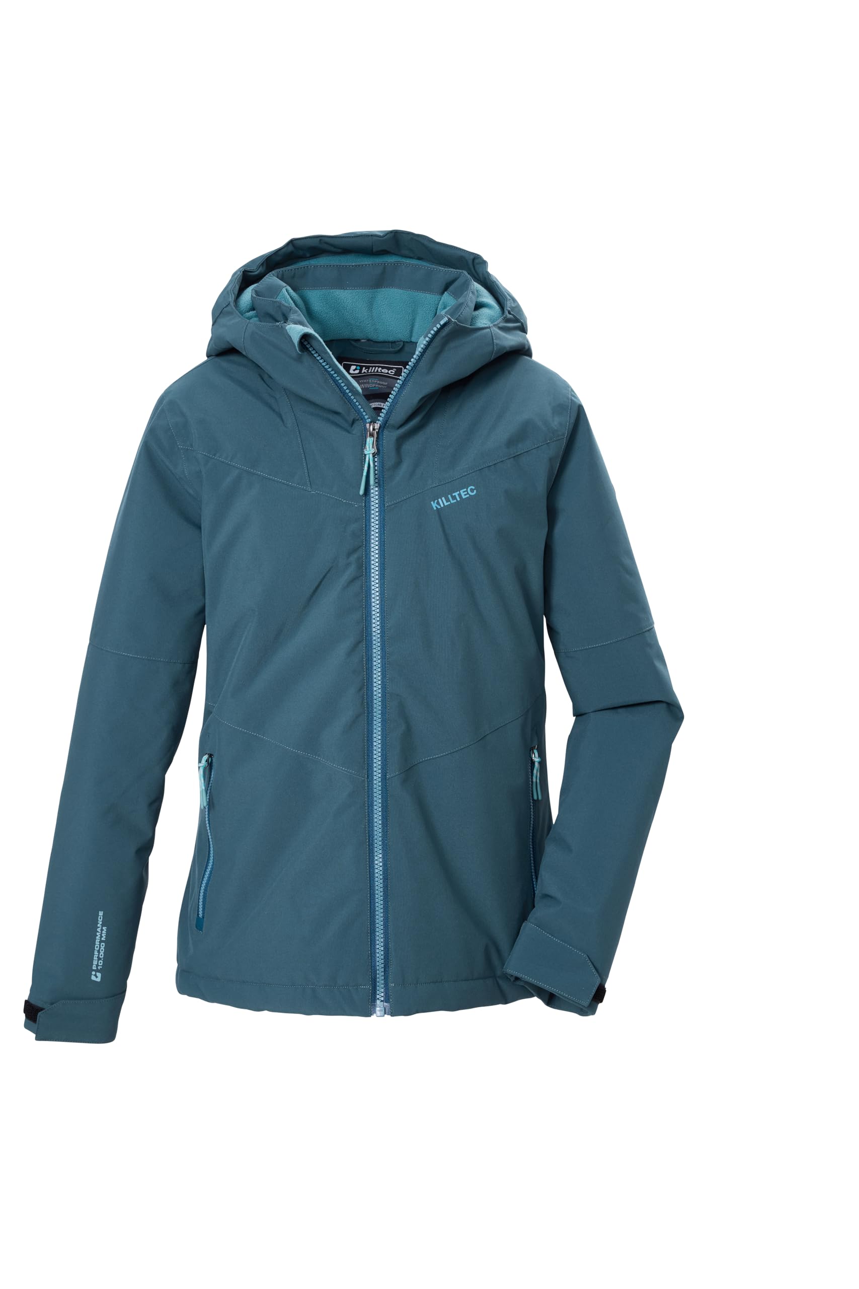 killtec KOW 161 GRLS JCKT 44881-000 Girls' Functional Winter Jacket with Hood Petrol Blue 140