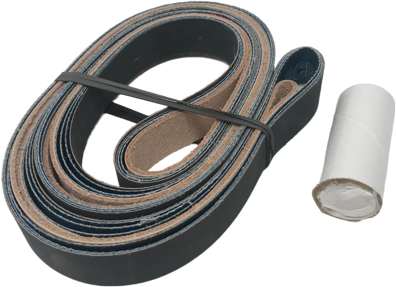 1X72 Super Strop Leather Honing Belt with 4 Pack Knife Sharpening Belt