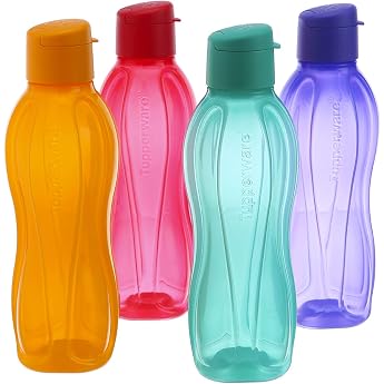 TUPPERWARE Tupperware - Set of 4 Collapsible Water Bottles 750 ml Multi-Colour