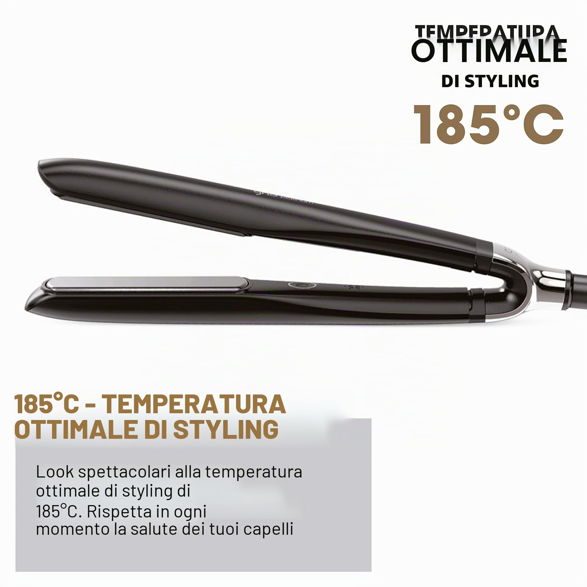 ghd Platinum - Piastra per capelli con Tecnologia Tri-Zone, Nero