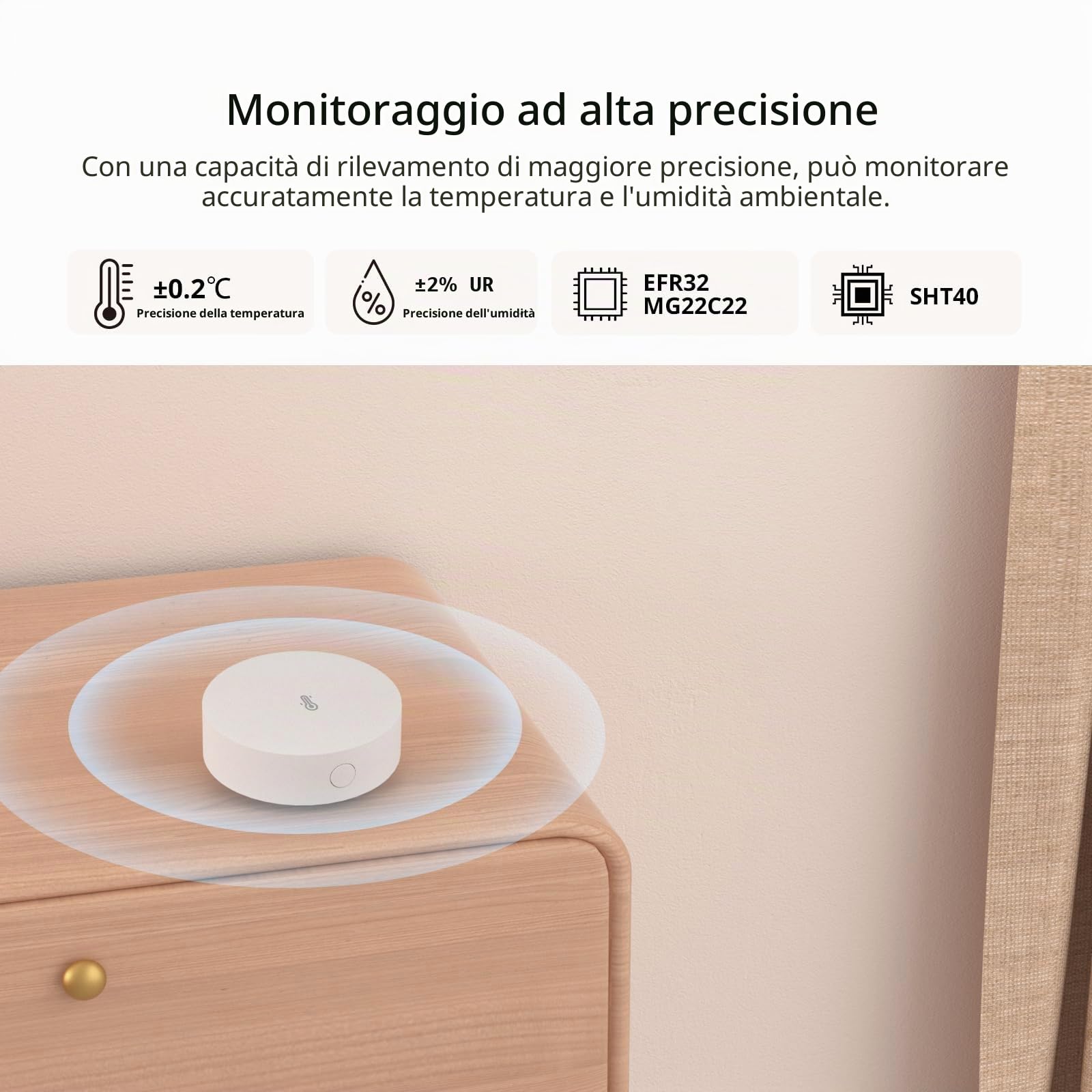 SONOFF SNZB-02P Sensore intelligente di temperatura e umidità ZigBee 3.0