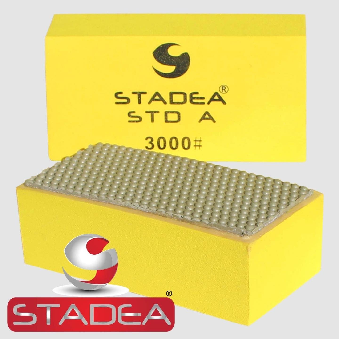 STADEA DHPW00STDA503K5P Diamond Hand Polishing Pad Series Standard A 50-3000, 5 Piece Set