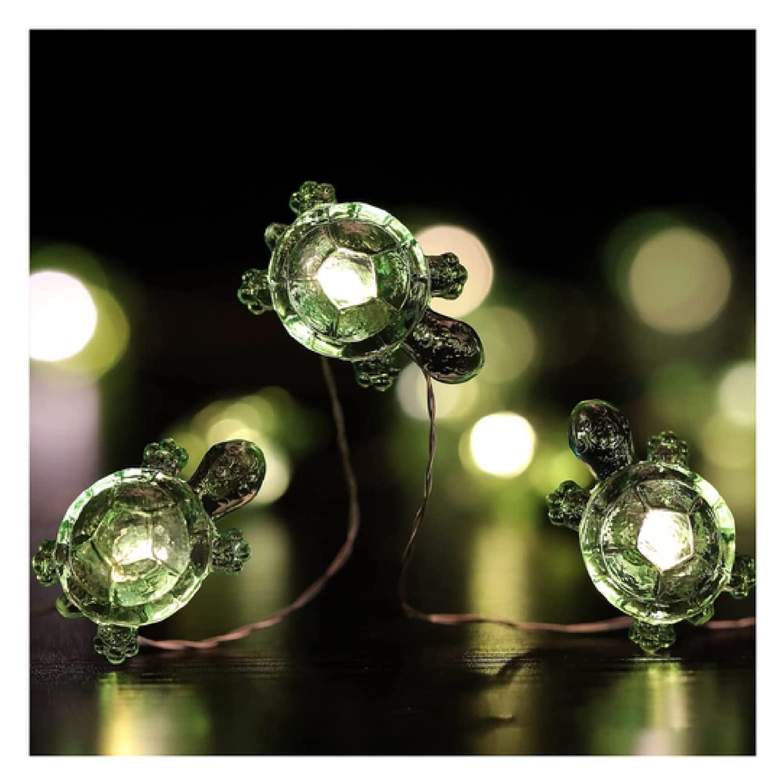 JFGCTYHXY String Lights, Tortoise Decorative String Lights with Remote,Nautical Theme Fairy for Wedding Bedroom Party BirthdayC(4m(13.1ft))