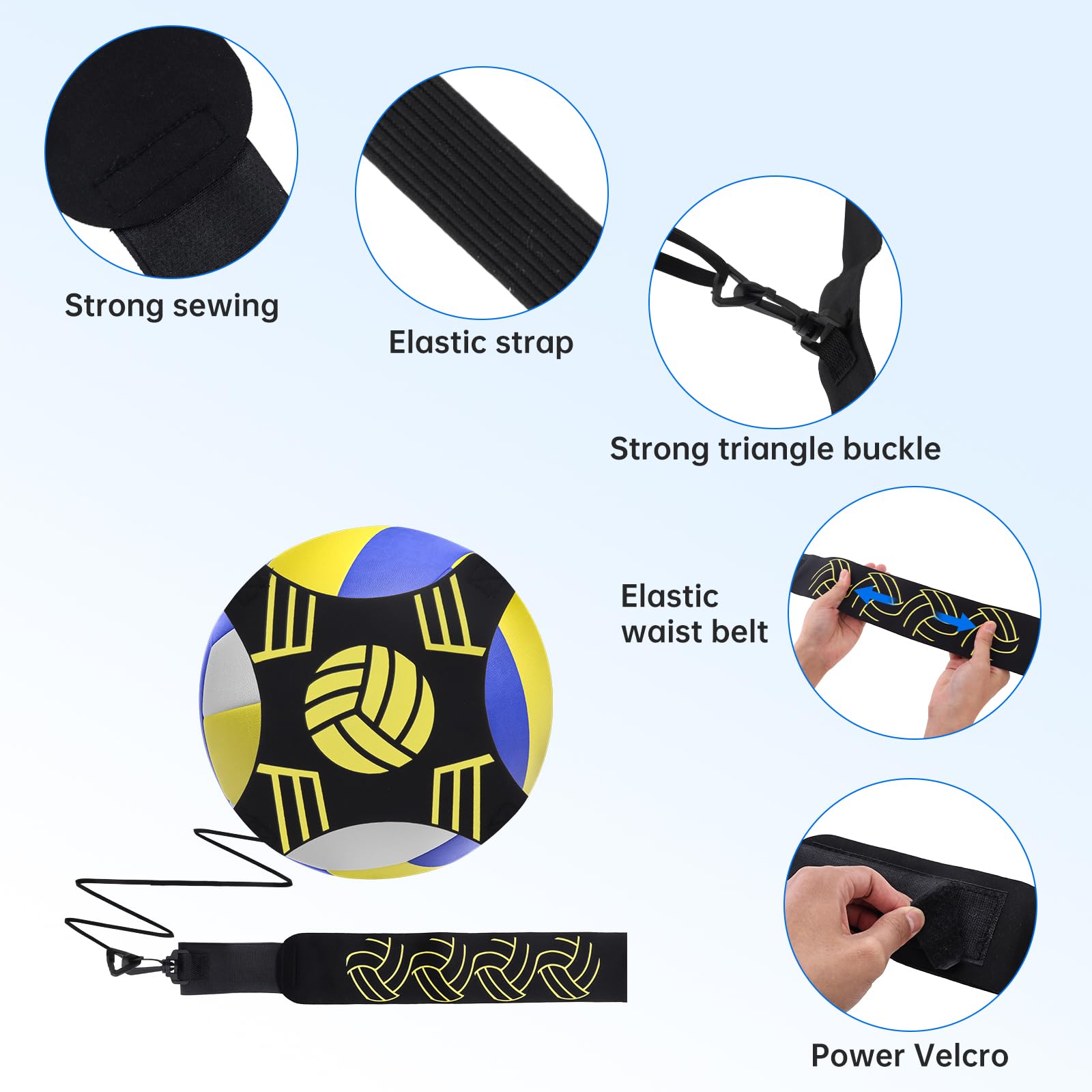 Pallavolo Spike Trainer, sistema di allenamento con punte da pallavolo per canestro, allenamento migliora il servizio, migliora il servizio, il salto, la meccanica di oscillazione del braccio