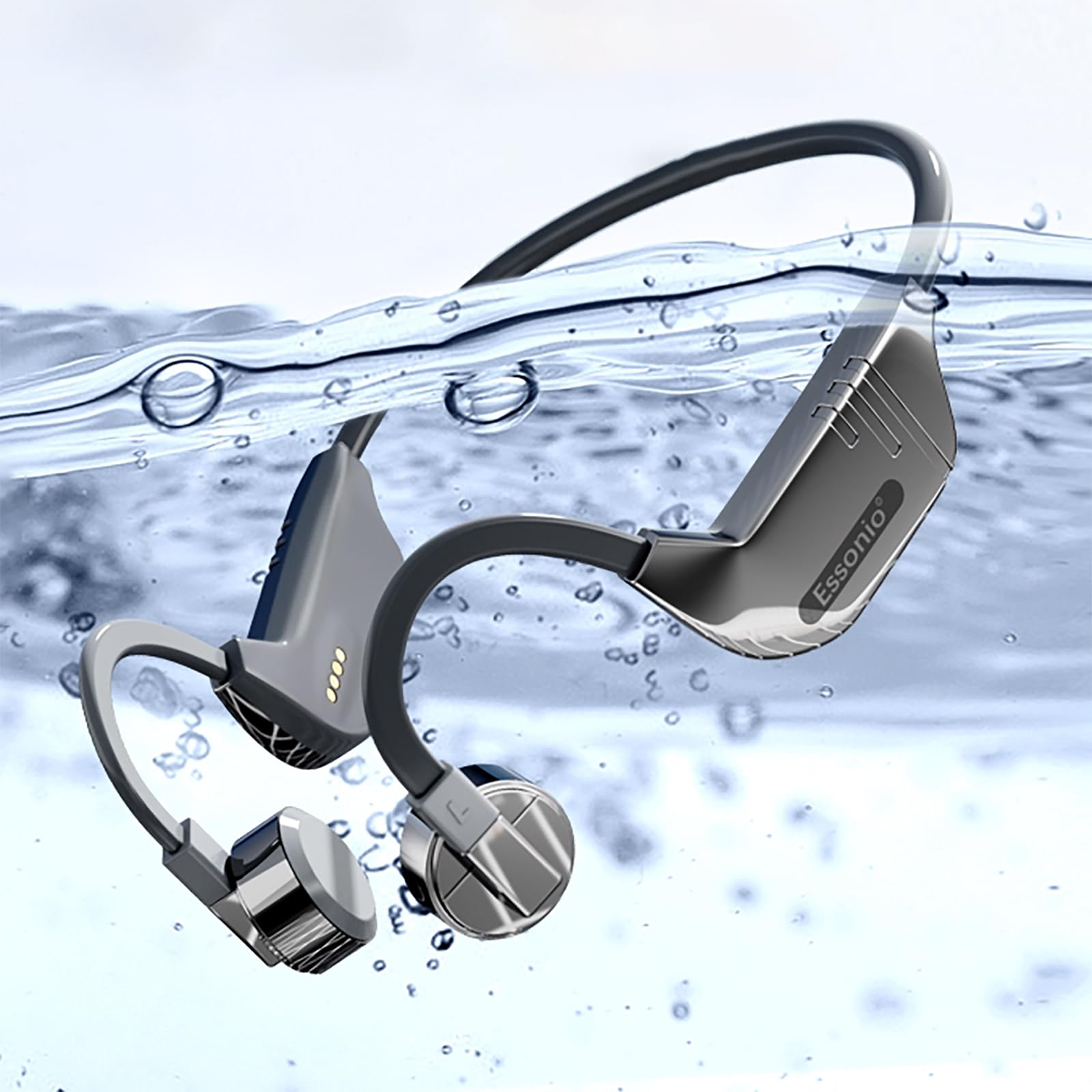 K9 Bone Conduction zestaw słuchawkowy Bluetooth, pływanie, sport, bieganie, nauszne